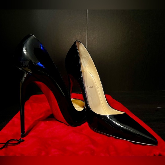 Authentic Christian Louboutin So Kate 120 Patent Leather Pumps - Picture 5 of 15